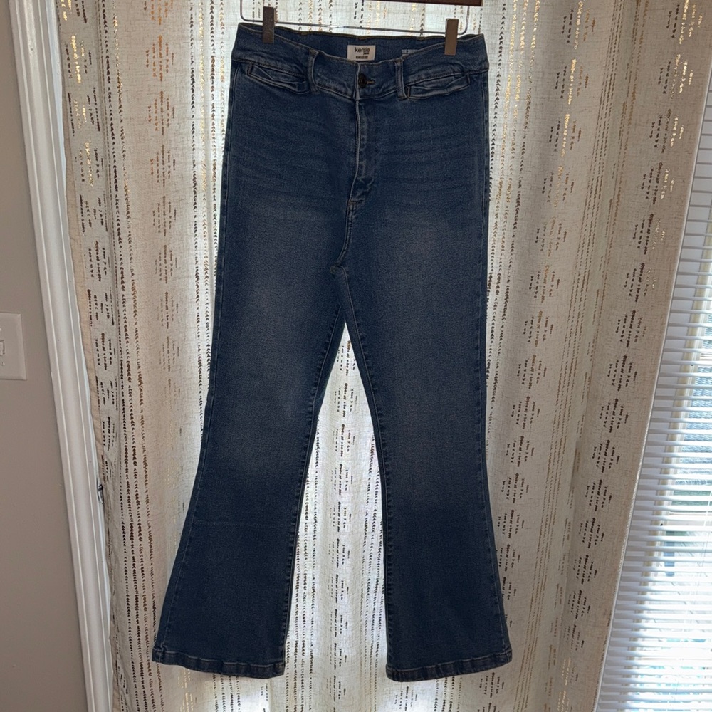 Kensie Dark Blue Flare Jeans